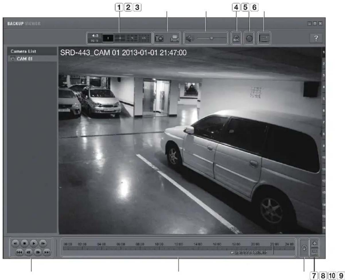 Hanwha SRD-443 - SEC BACKUP VIEWER - 1