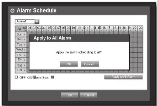 Hanwha SRD-443 - Alarm Schedule - 3