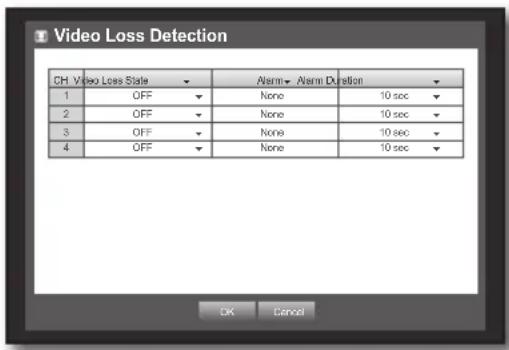 Hanwha SRD-443 - Video Loss Detection - 1