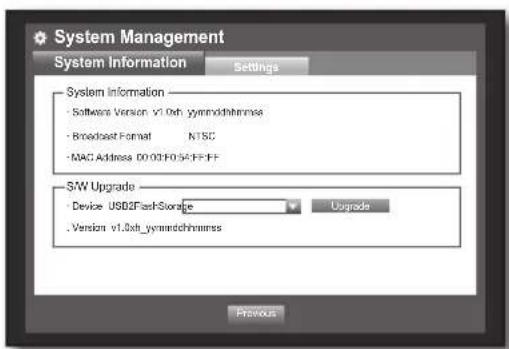 Hanwha SRD-443 - Checking the System Information - 2