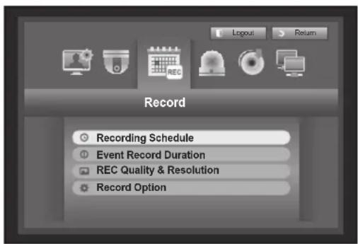 Hanwha SRD-880D - Recording Schedule - 1