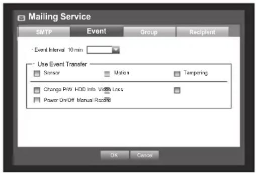 Hanwha SRD-880D - Event Setting - 1