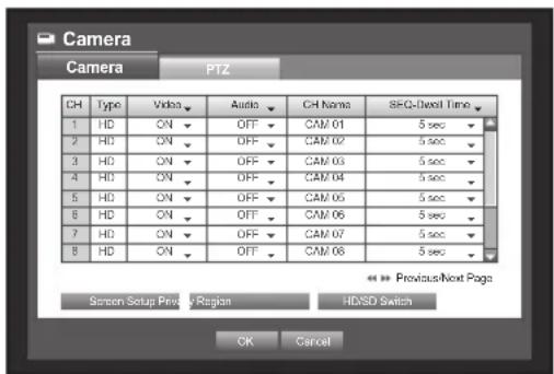 Hanwha SRD-880D - Setting the Camera - 2