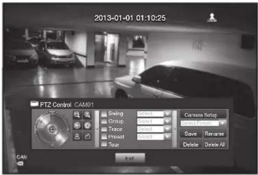 Hanwha SRD-880D - Using the PTZ camera - 2