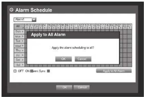 Hanwha SRD-880D - Alarm Schedule - 3
