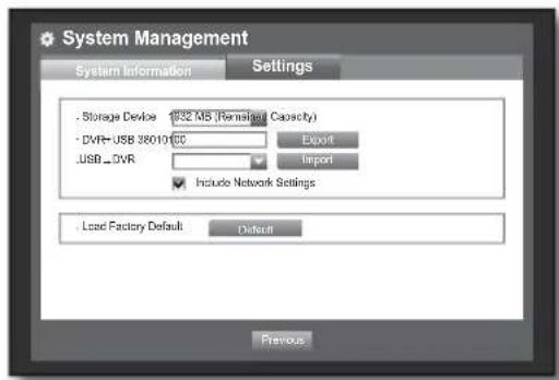 Hanwha SRD-850DC - Settings - 1