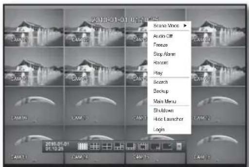 Hanwha SRD-850DC - Live Screen Menu - 2
