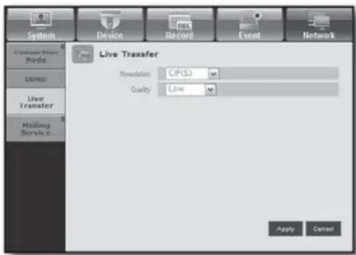 Hanwha SRD-850DC - • Live Transfer - 1