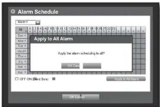 Hanwha SRD-850DC - Alarm Schedule - 3