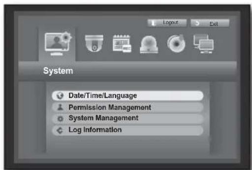 Hanwha SRD-850DC - Setting the Date/Time/Language - 2