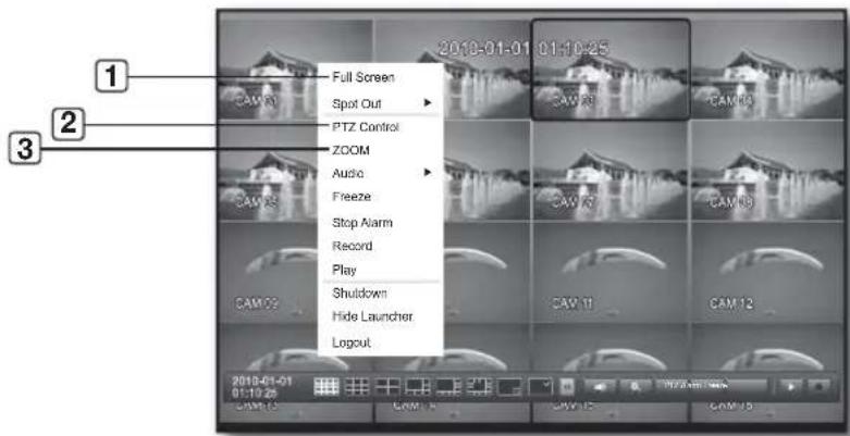 Hanwha SRD-850DC - Single Mode Menu - 1