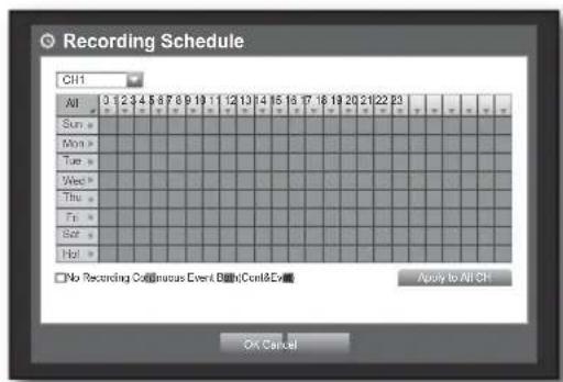 Hanwha SRD-850DC - Recording Schedule - 2