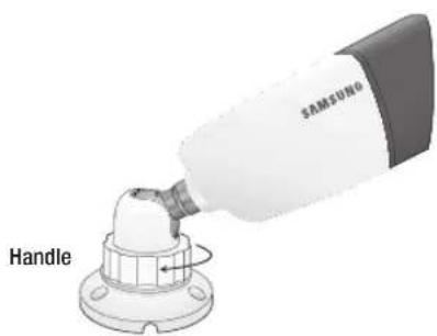 Hanwha SDS-P3042 - Installing the camera - 3