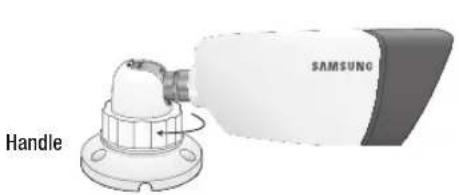 Hanwha SDS-P3042 - Installing the camera - 2