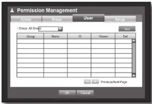 Hanwha SDS-P3042 - Setting the User - 1