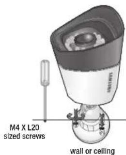 Hanwha SDS-P3042 - Installing the camera - 1