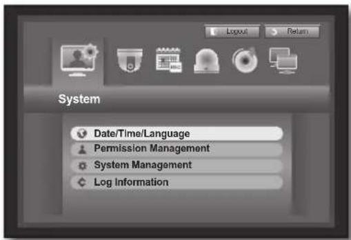 Hanwha SDS-P3042 - Setting the Date/Time/Language - 2