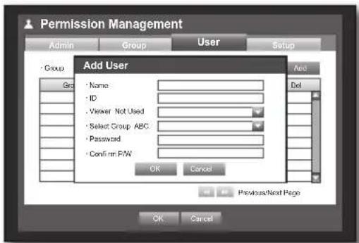 Hanwha SDS-P3042 - Setting the User - 2