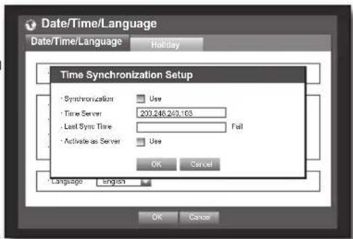 Hanwha SDS-P3042 - Setting the Date/Time/Language - 4
