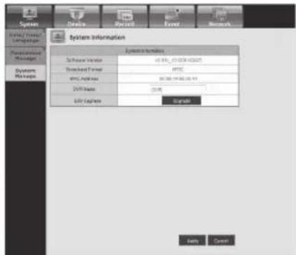 Hanwha SDS-P3042 - System Management - 1