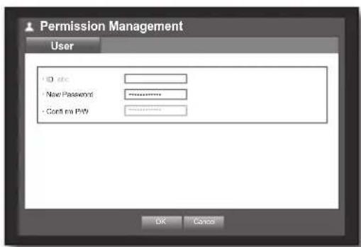 Hanwha SDS-P3042 - To change the user password - 1