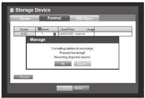 Hanwha SDS-P3042 - Formatting - 2
