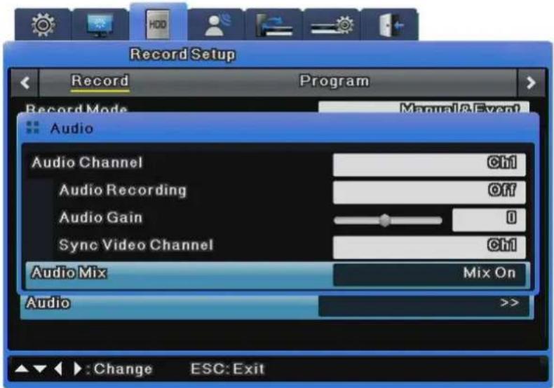 Hanwha SVR-3200 - Audio Mixing - 1