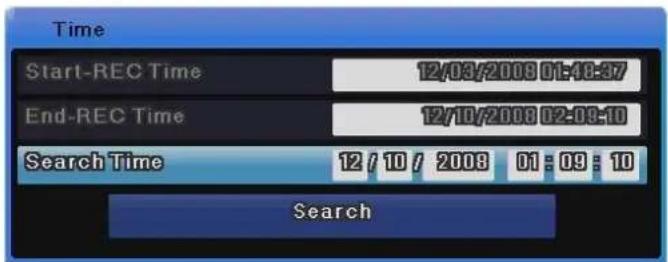 Hanwha SVR-3200 - Time Search - 1