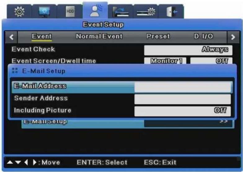 Hanwha SVR-3200 - E-Mail Setup - 1
