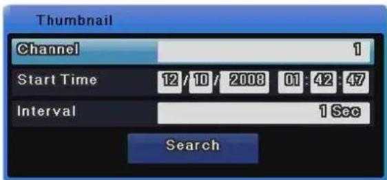Hanwha SVR-3200 - Thumbnail Search - 1