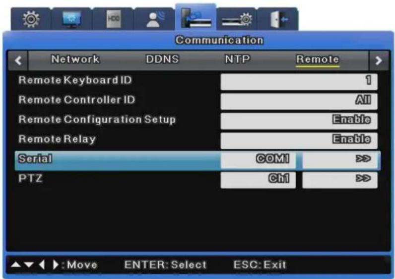 Hanwha SVR-3200 - Serial Port - 1