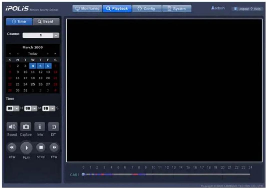 Hanwha SNR-6400 - Time Search - 1