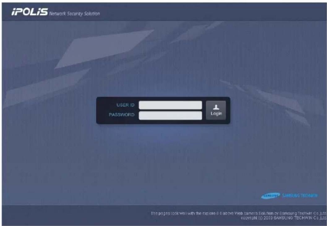 Hanwha SNR-6400 - Login - 1
