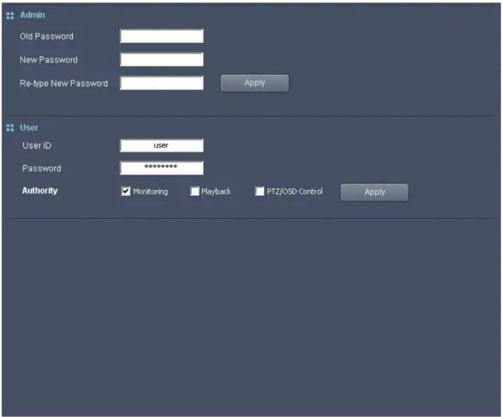 Hanwha SNR-6400 - 4.7.3.User Setup - 1