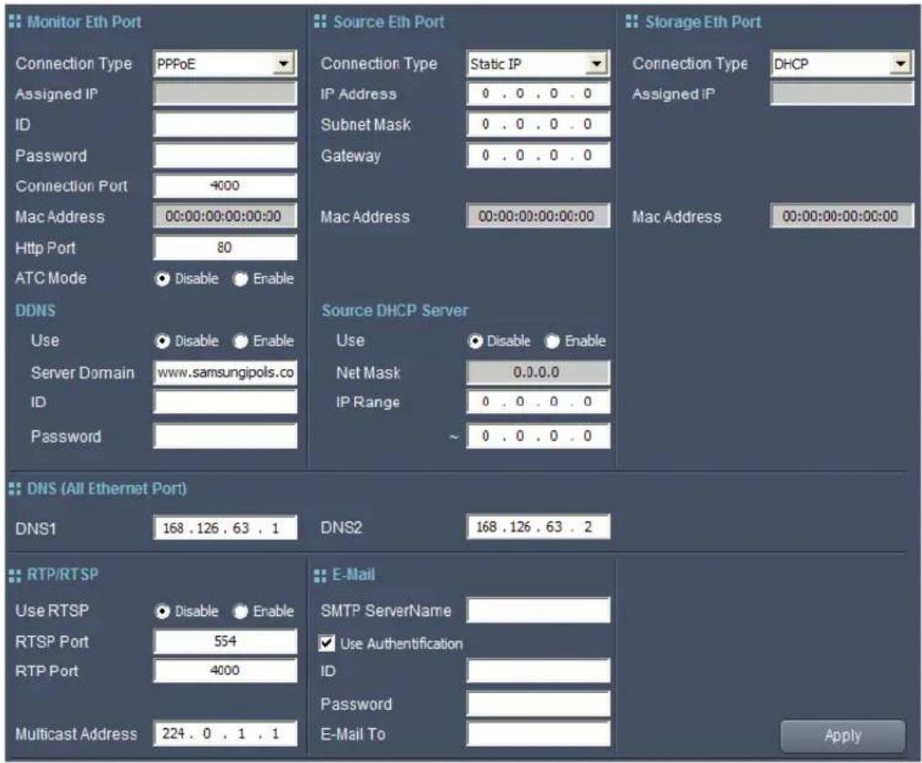 Hanwha SNR-6400 - Network Setup - 1