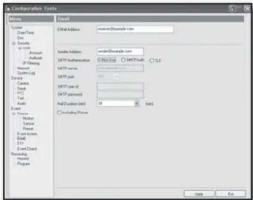 Hanwha SRD-480D - Non-authentication emailing - 1