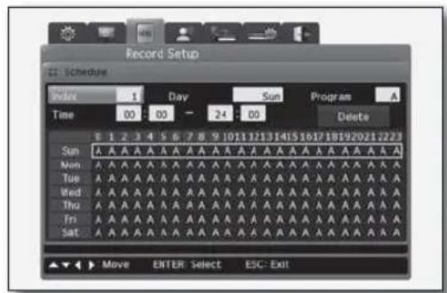Hanwha SRD-480D - To make scheduled recoding - 2