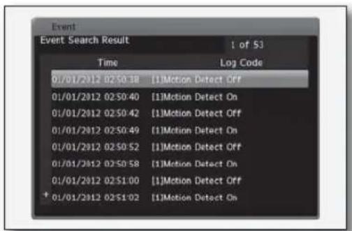 Hanwha SRD-480D - Event Search - 2