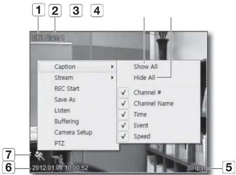 Hanwha SRD-480D - OSD Information - 1