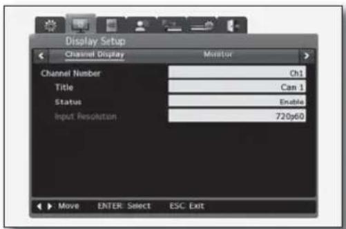 Hanwha SRD-480D - Display settings - 1