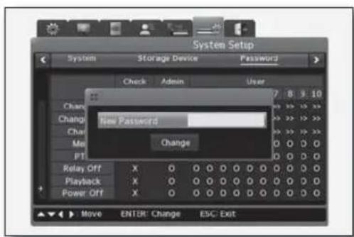 Hanwha SRD-480D - To change the password - 1