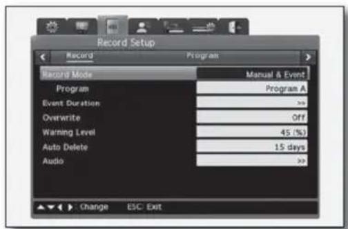 Hanwha SRD-480D - To make event recoding - 1