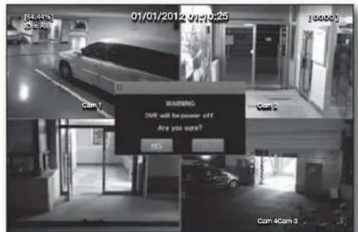Hanwha SRD-480D - System Shutdown - 1