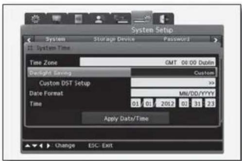 Hanwha SRD-480D - To specify the time - 1