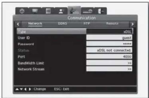 Hanwha SRD-480D - Network Setup via xDSL - 1
