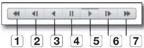 Hanwha SRD-480D - Using the play button bar - 1