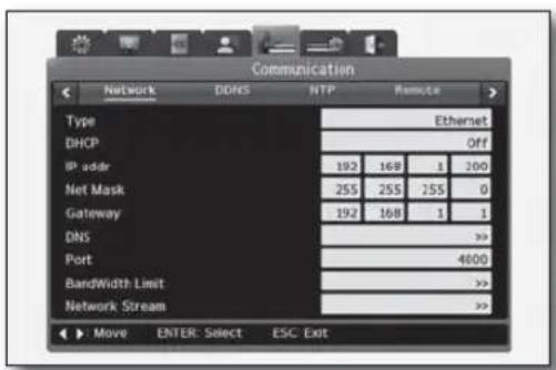 Hanwha SRD-480D - Network setting via Ethernet - 1