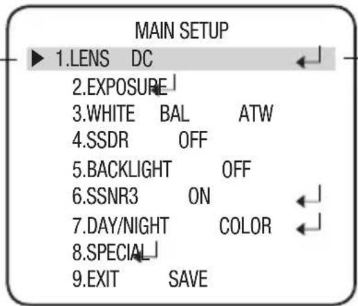 Hanwha SCD-2060E - MENU SETUP - 2