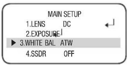 Hanwha SCD-2080R - WHITE BAL (WHITE BALANCE) - 1