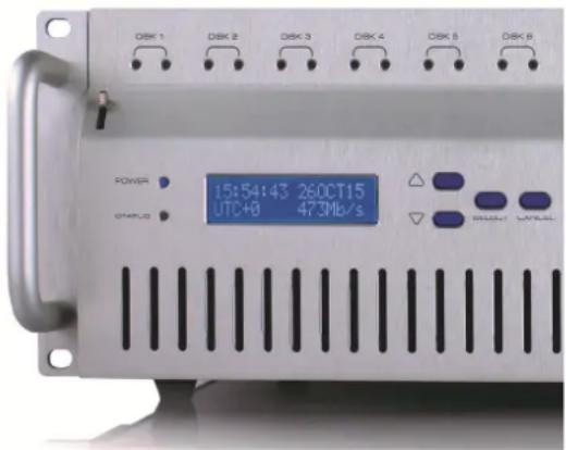 Hanwha CSTORE15-3U - J) Front Panel Menu - 1